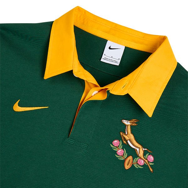 2025 Nike Springboks 30th Anniversary Long Sleeve Rugby Jersey - Springboks Jersey - S - Bokza