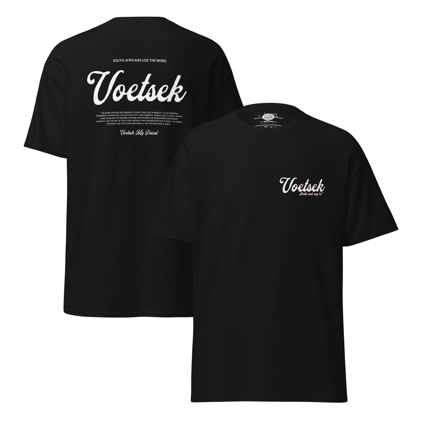 Black Voetsek T-shirt - T - SHIRT - S - Bokza Portugal