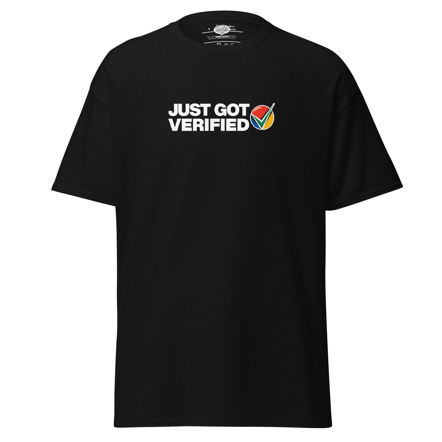 Just got Verified t-shirt - T - SHIRT - Black - S - Bokza Portugal