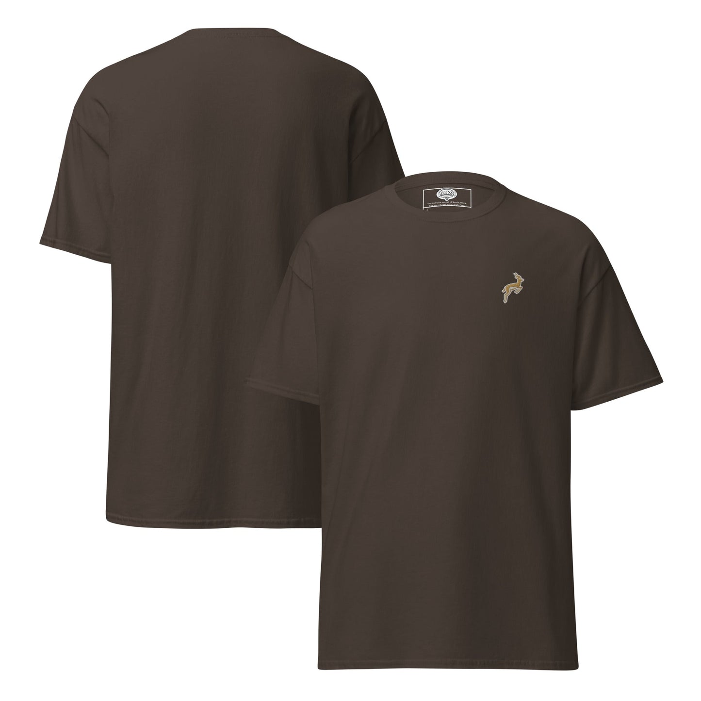 The Springbokkie Club Tee - T - SHIRT - Dark Chocolate - S - Bokza Portugal