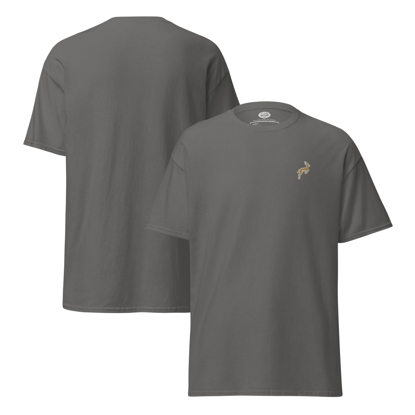 The Springbokkie Club Tee - T - SHIRT - Charcoal - S - Bokza Portugal