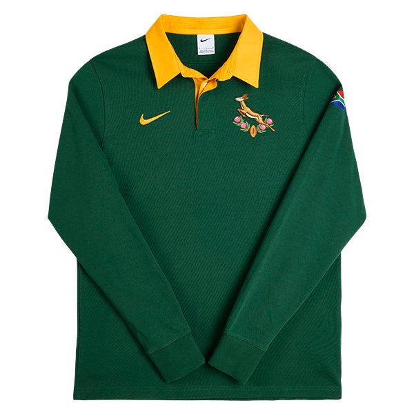 2025 Nike Springboks 30th Anniversary Long Sleeve Rugby Jersey - Springboks Jersey - S - Bokza