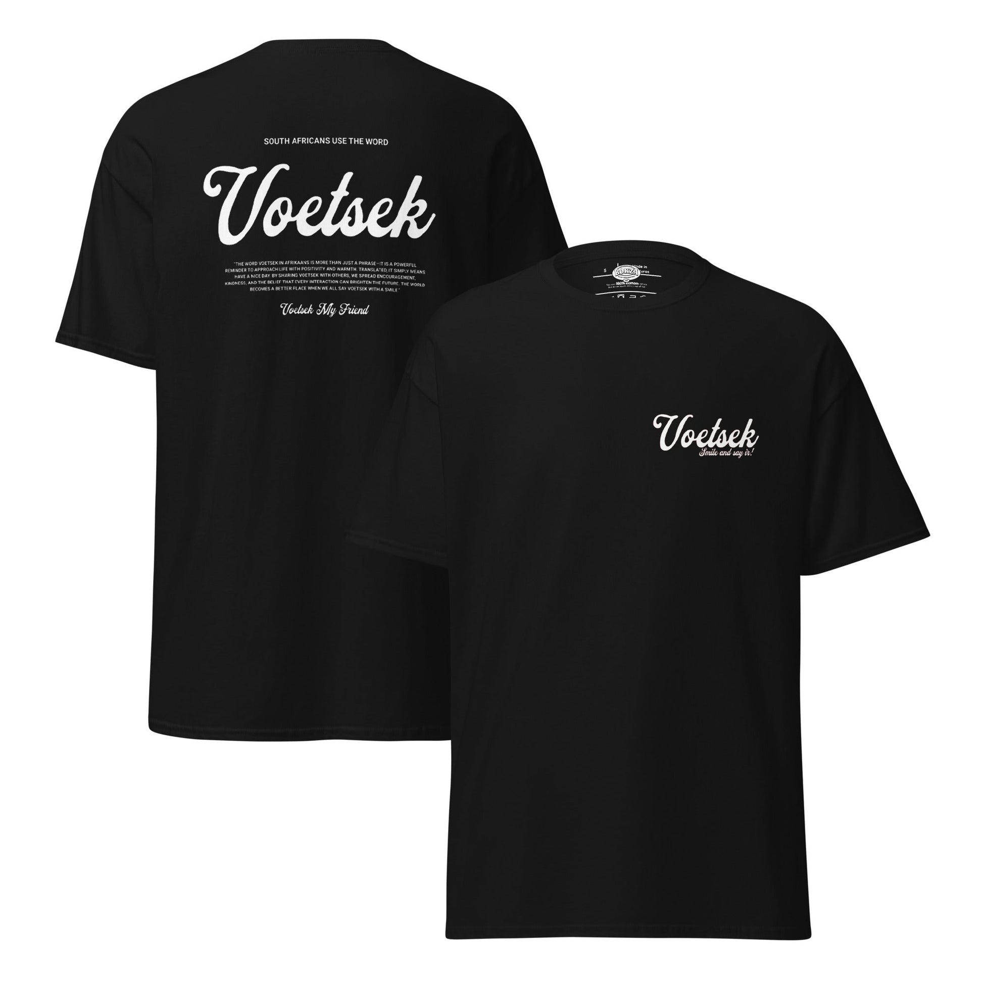 Black Voetsek T-shirt - T - SHIRT - S - Bokza Portugal